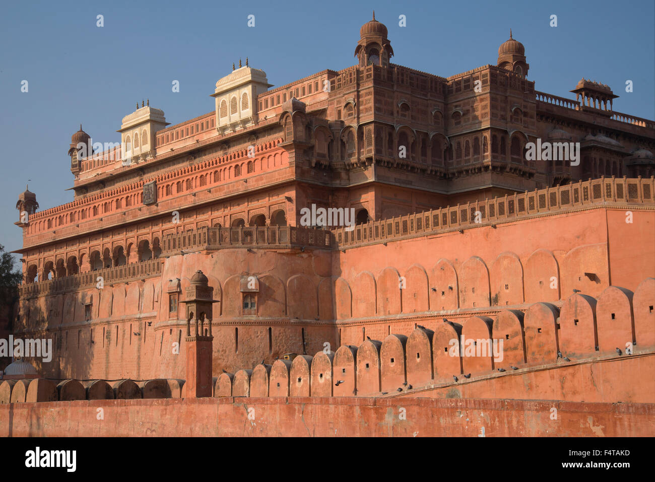 Asien, Indien, Rajasthan, Bikaner, Junagarh Fort Stockfoto