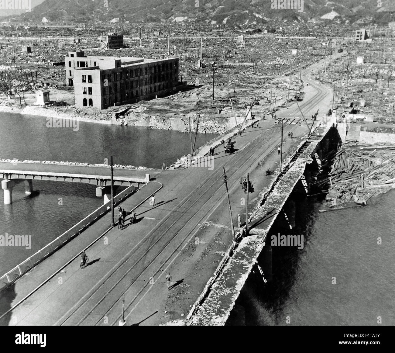 Atombombe 1945 Hiroshima Stockfoto