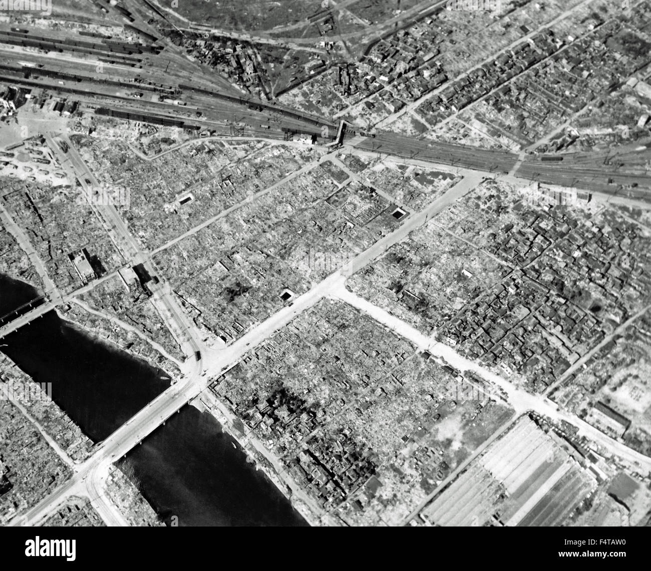 Atombombe 1945 Hiroshima Stockfoto