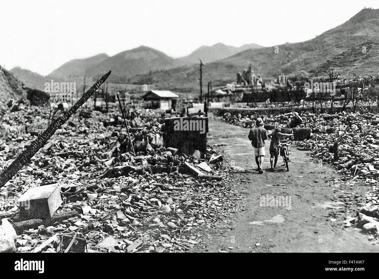 Atombombe 1945 Hiroshima Stockfoto