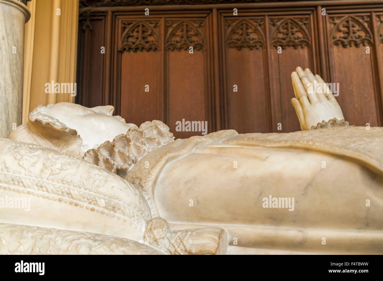 England, London, Westminster Abbey, Henry VII, ist Lady Chapel, Grab von Mary Queen of Scots Stockfoto