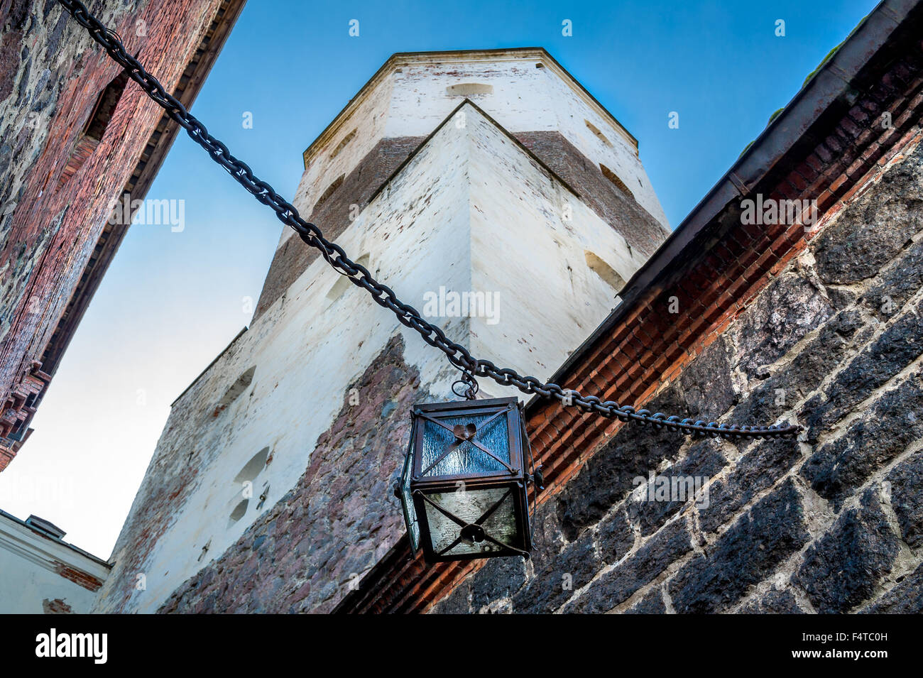 Alte Burg Laterne Stockfotografie - Alamy