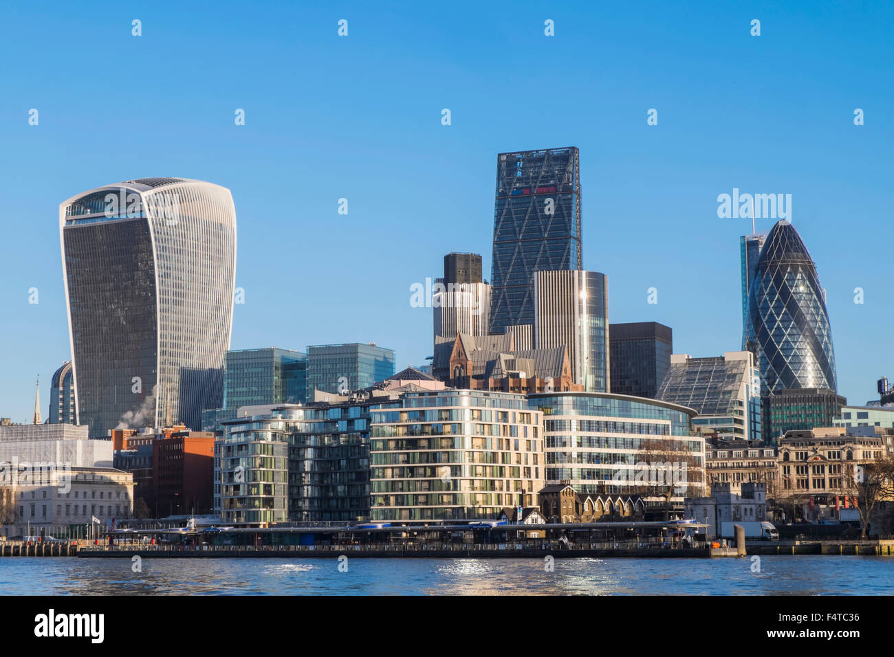 England, London, Stadt, Skyline Stockfoto