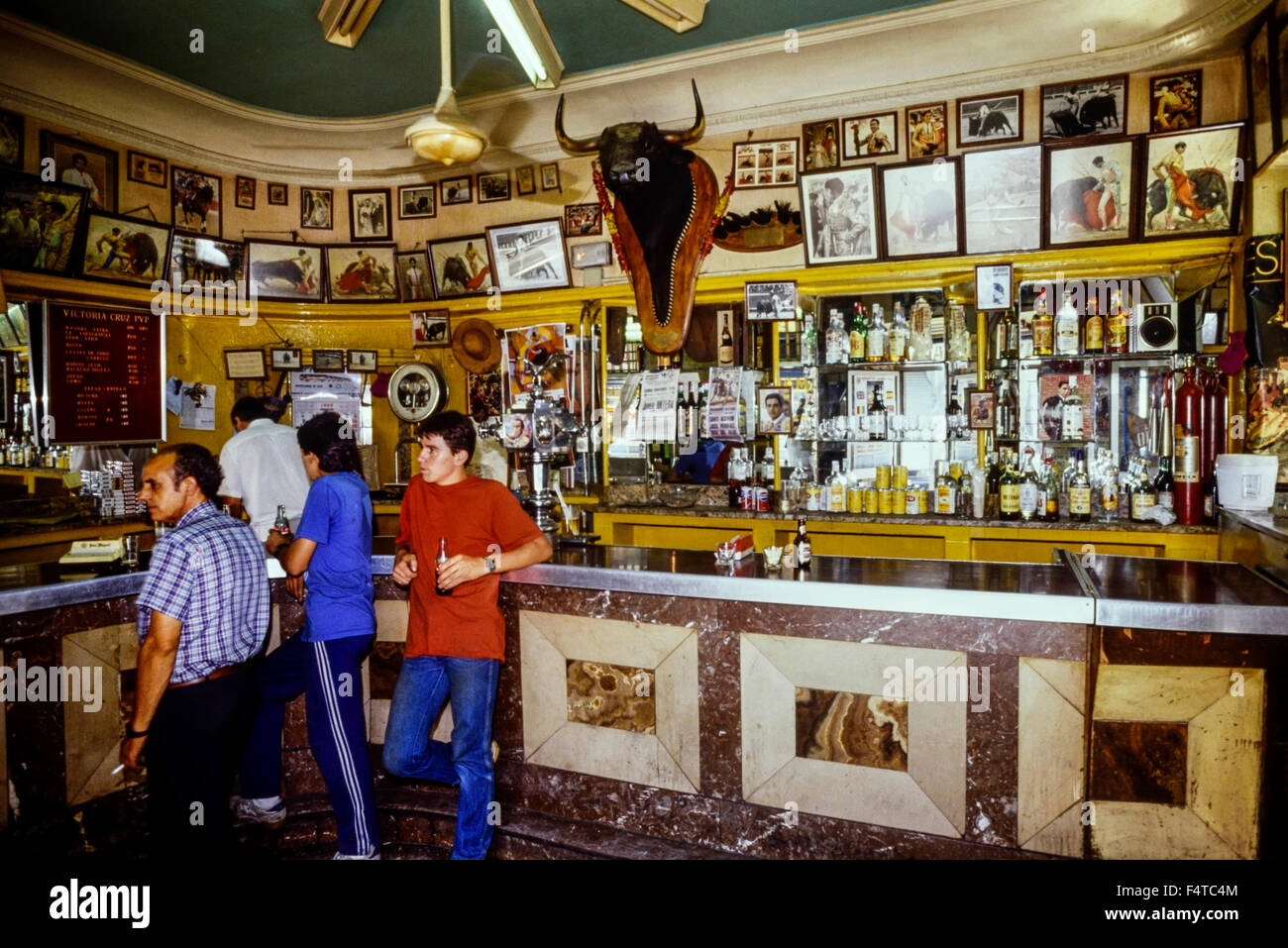 Spanische Bar. Madrid. Spanien. Europa Stockfoto