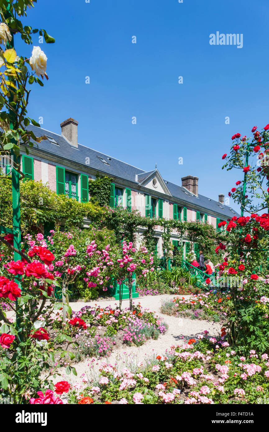 Frankreich, Normandie, Giverny, Monets Haus und Garten Stockfoto