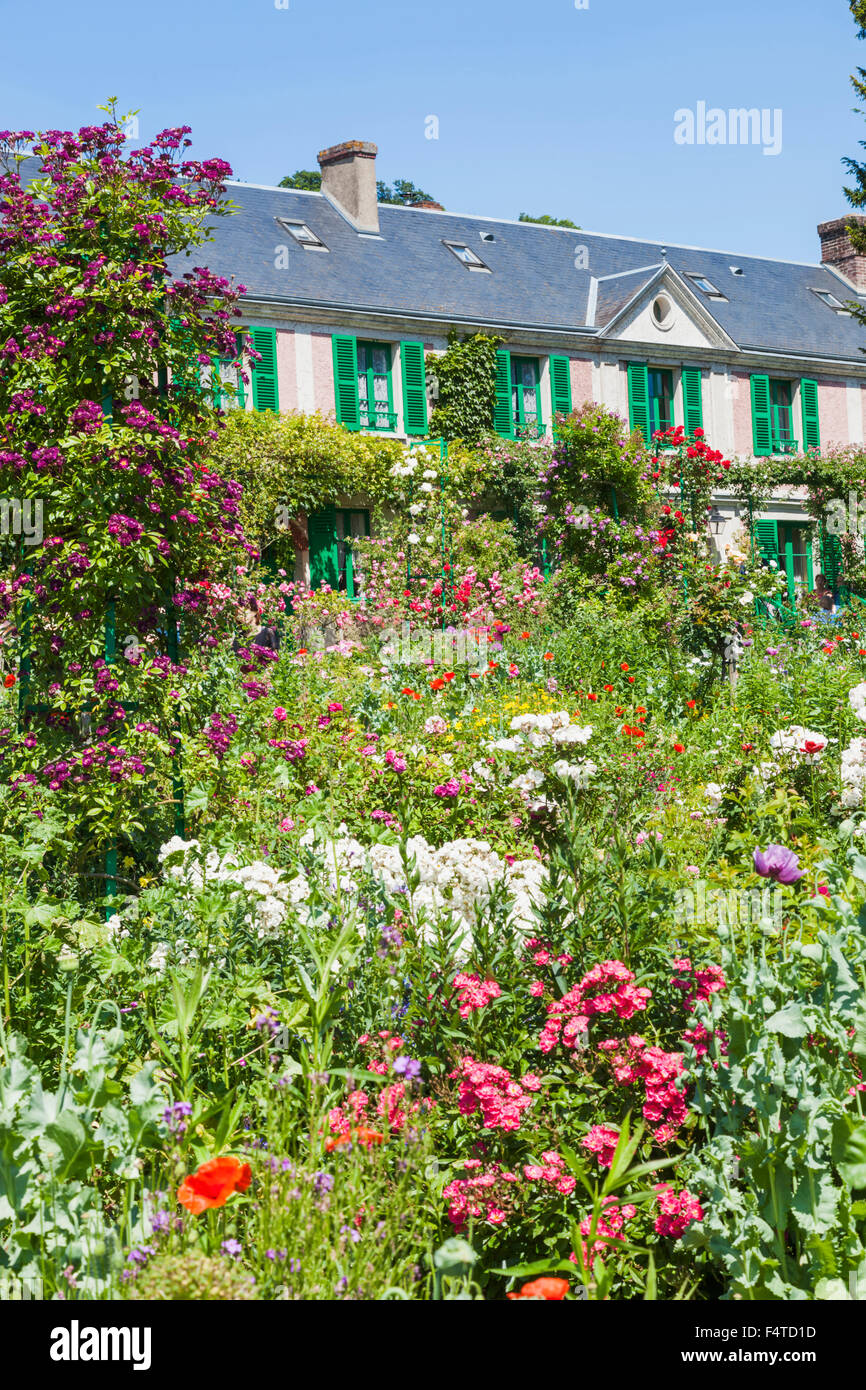 Frankreich, Normandie, Giverny, Monets Haus und Garten Stockfoto