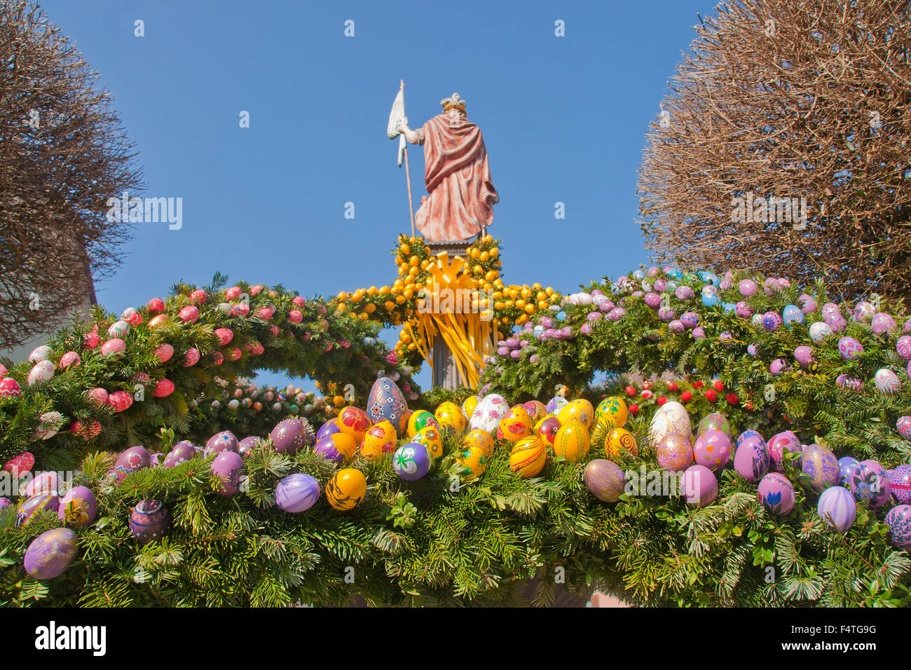 Bayern, Deutschland, Upper Bavaria, Berchtesgadener Land, Bad Reichenhall, platzieren, Floriani, Florian, Heilige Florian, Feuerwehr, pa Stockfoto