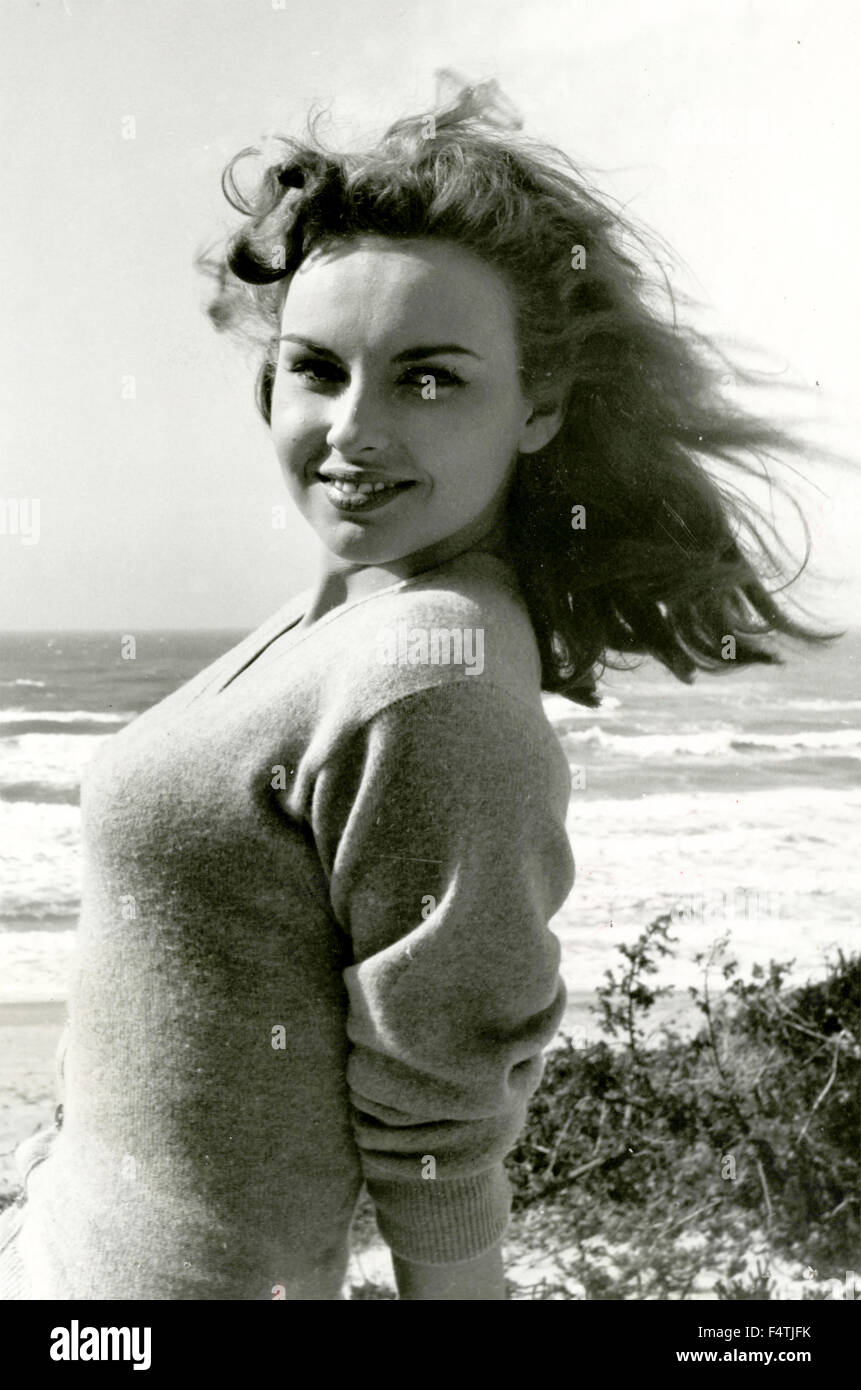 Italienische Schauspielerin Anna Maria Pancani Stockfoto