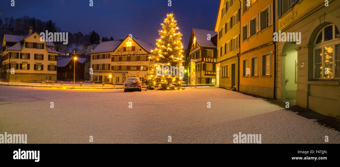 Weihnachten in Thal Stockfoto