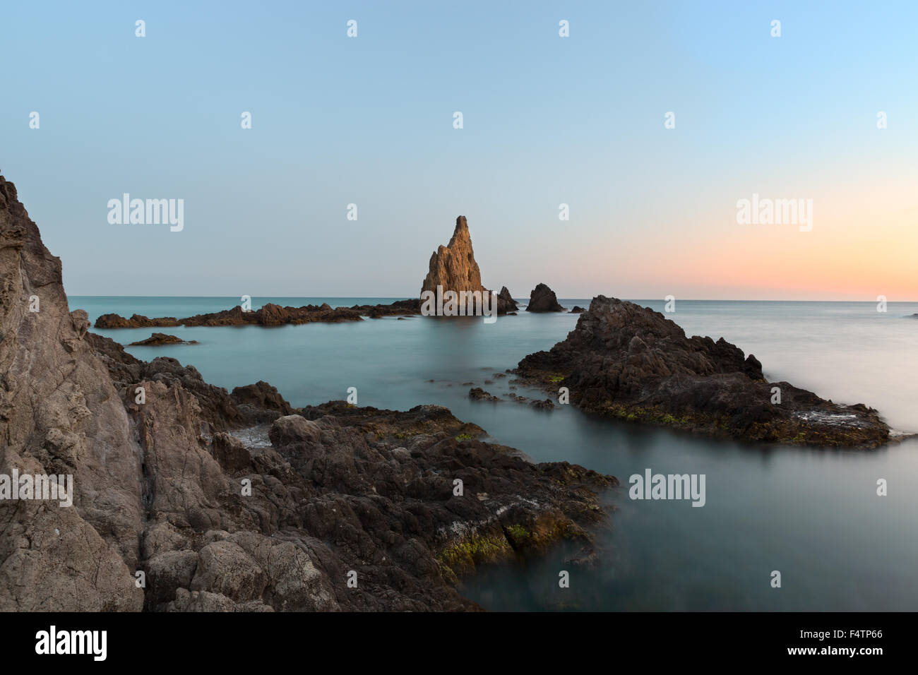 Seelandschaft in Cabo del Gata, Almeria, Spanien Stockfoto