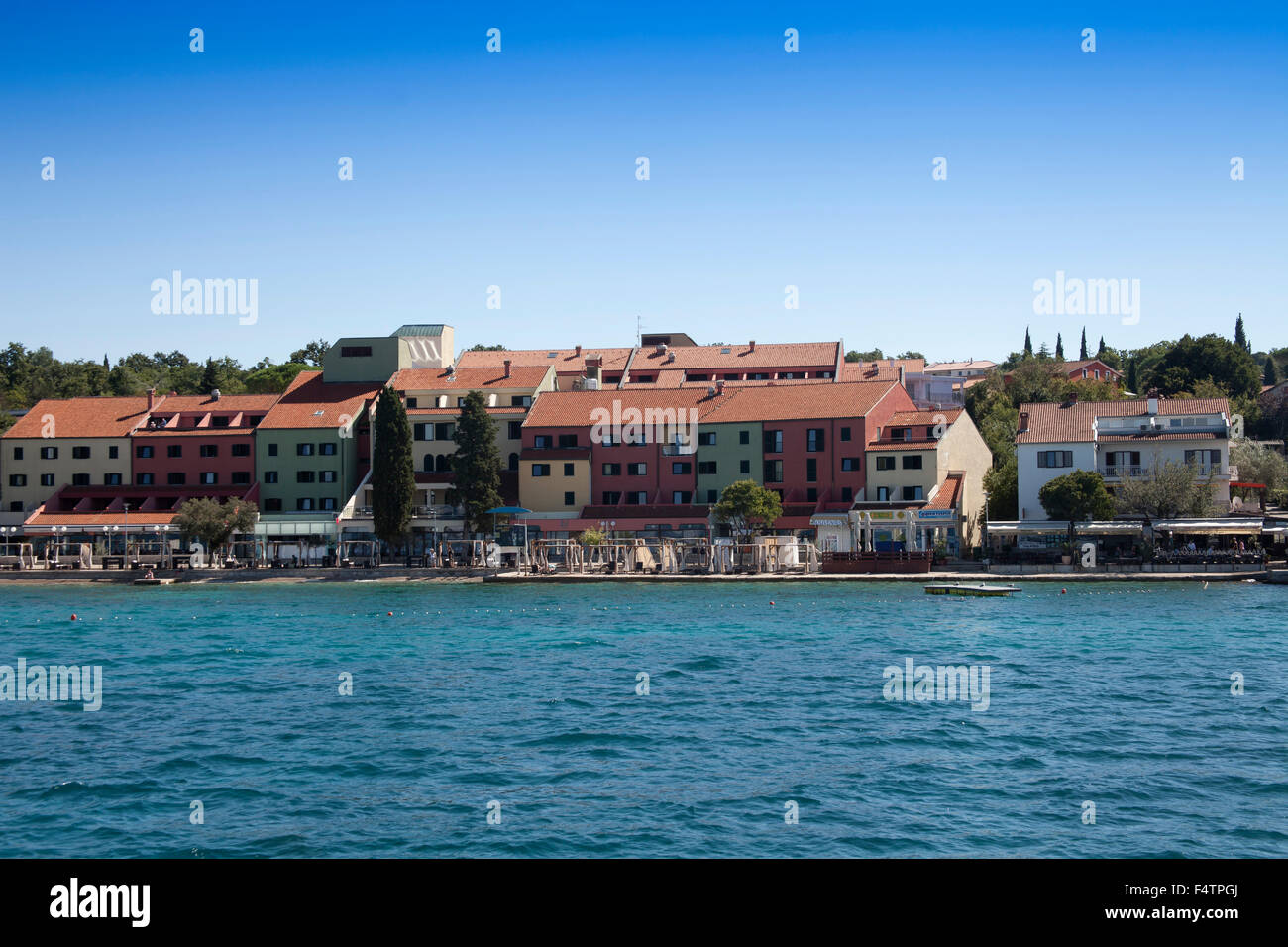 Strand in der Nähe von Njivice, Krk Insel, Kroatien, Kvarnerbucht, Adria, Stockfoto