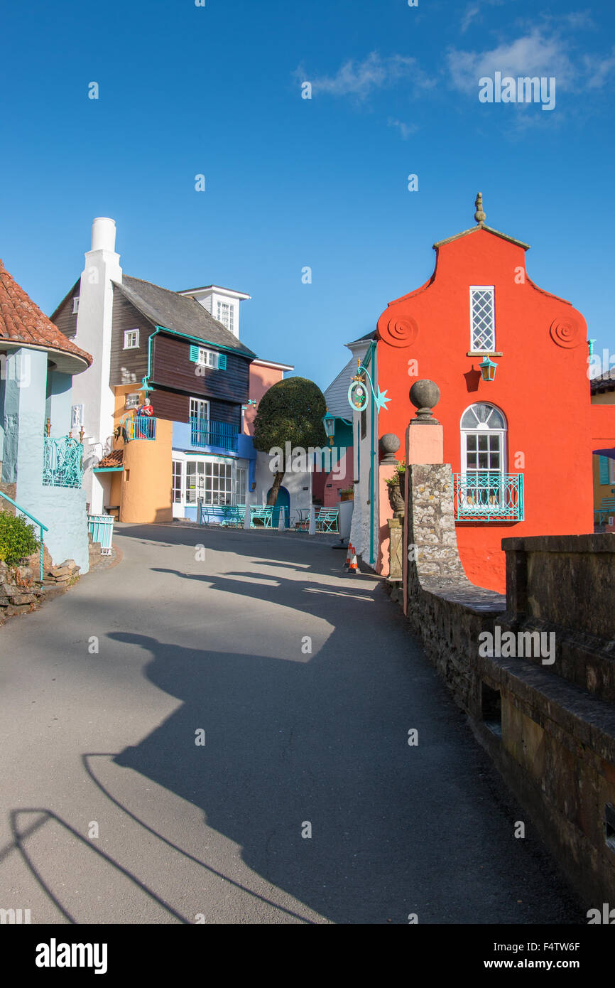 Portmeirion, Nordwales Stockfoto