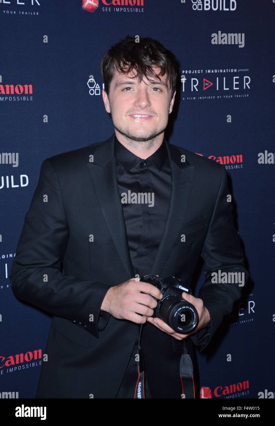 New York, NY, USA. 22. Oktober 2015. Josh Hutcherson im Ankunftsbereich