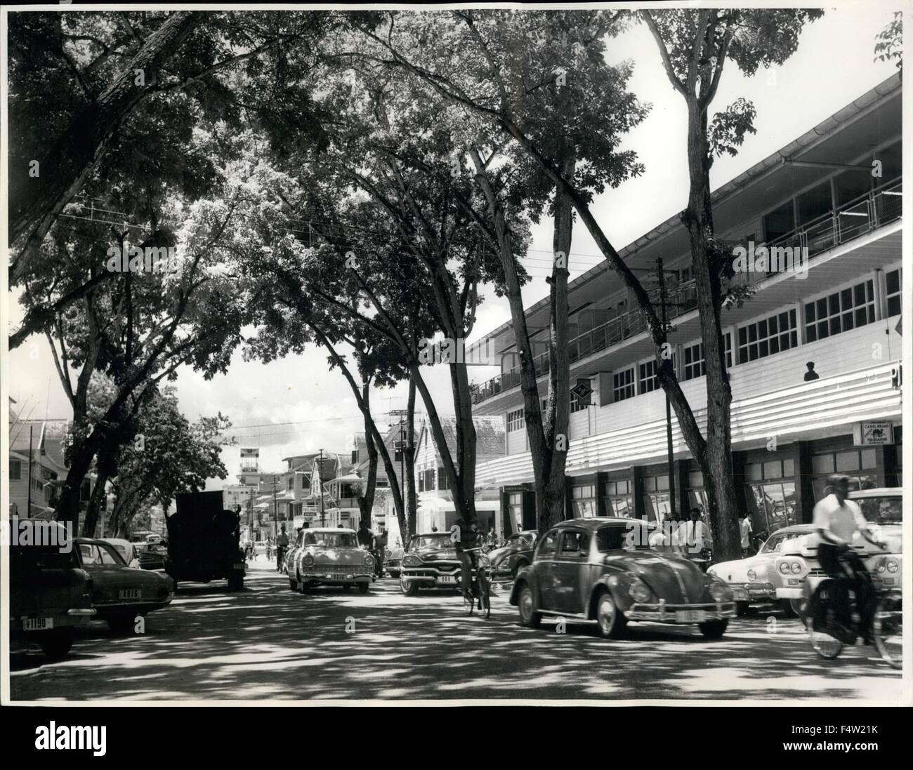 1968 - Domine Street - C. Kersten Kaufhaus Paramaribo, Surinam (Niederländisch Guyana) © Keystone Bilder USA/ZUMAPRESS.com/Alamy Live-Nachrichten Stockfoto