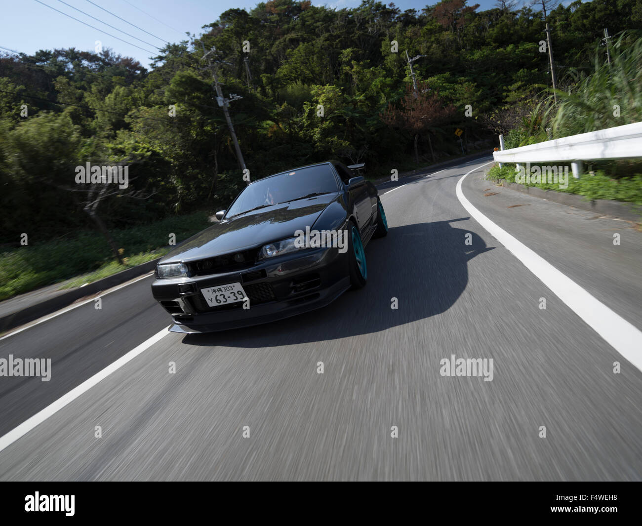 Nissan Skyline Dritte Generation (R32) GTR GT-R high-Performance japanischer Sportwagen-Ikone (Okinawa, Japan) Stockfoto