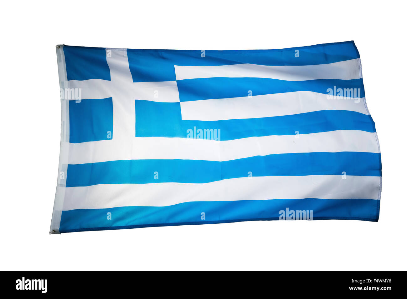 Griechenland-Flagge, Nationalflagge Griechenland, Stockfoto