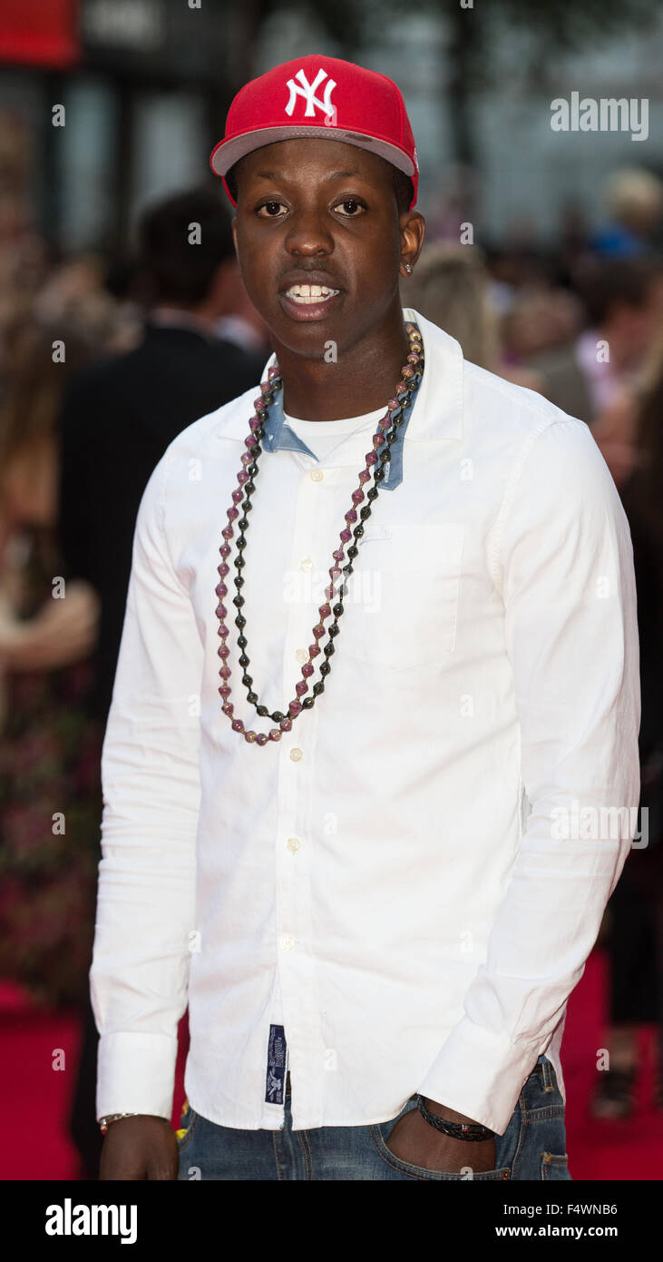 Die Weltpremiere von "The Bad Bildungsfilm" statt das Vue West End - Ankünfte Featuring: Jamal Edwards wo: London, Vereinigtes Königreich bei: 20. August 2015 Stockfoto