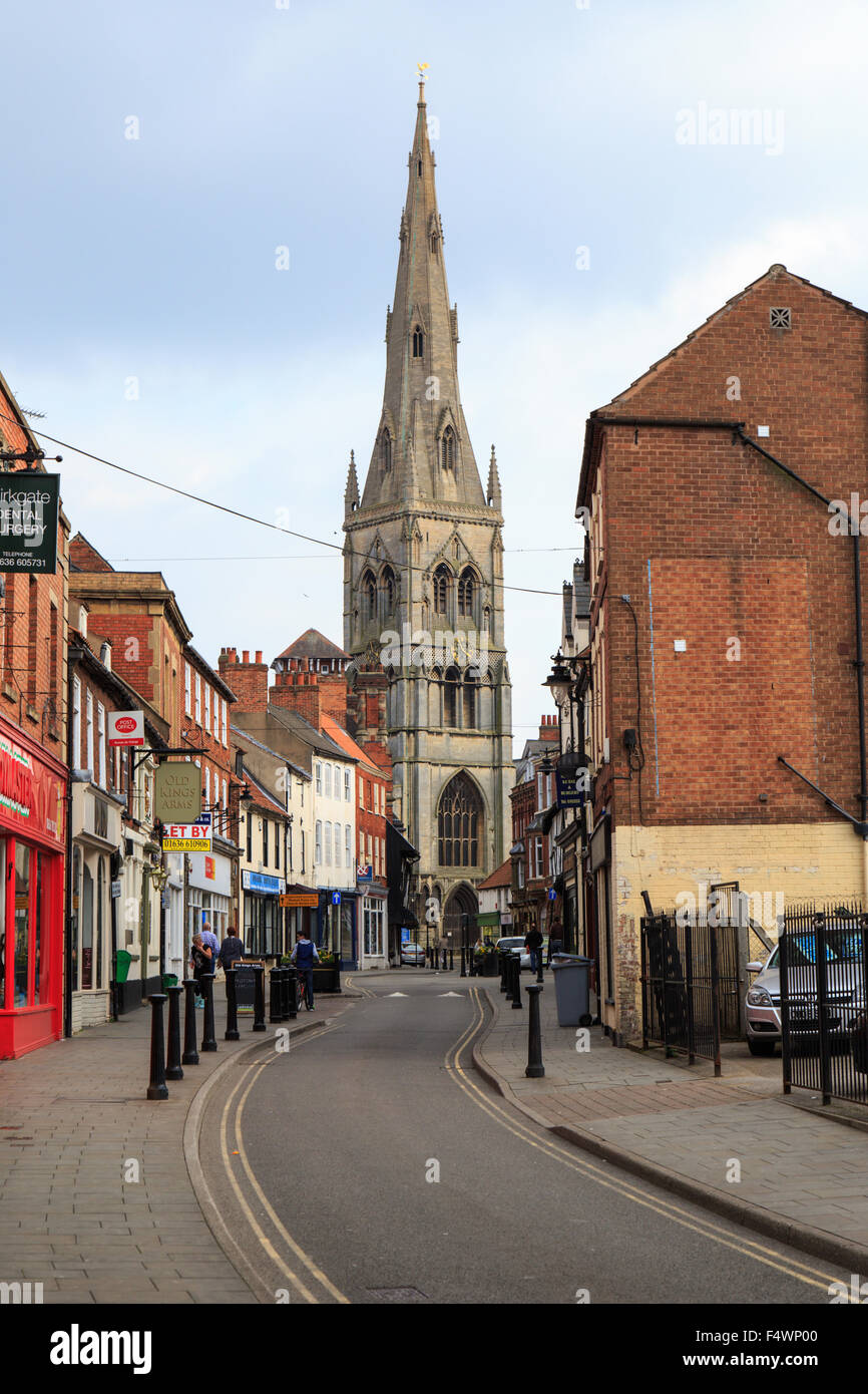 Newark on Trent der Kirche St Mary Magadalene Stockfoto