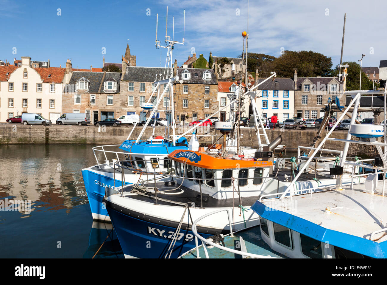 Der Hafen in der Fischerei Dorf Pittenweem in der East Neuk of Fife, Schottland, Vereinigtes Königreich Stockfoto