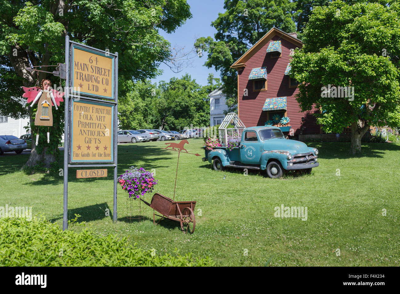 Malerische Shop, Palmyra, Finger Lakes, New York State, USA Stockfoto