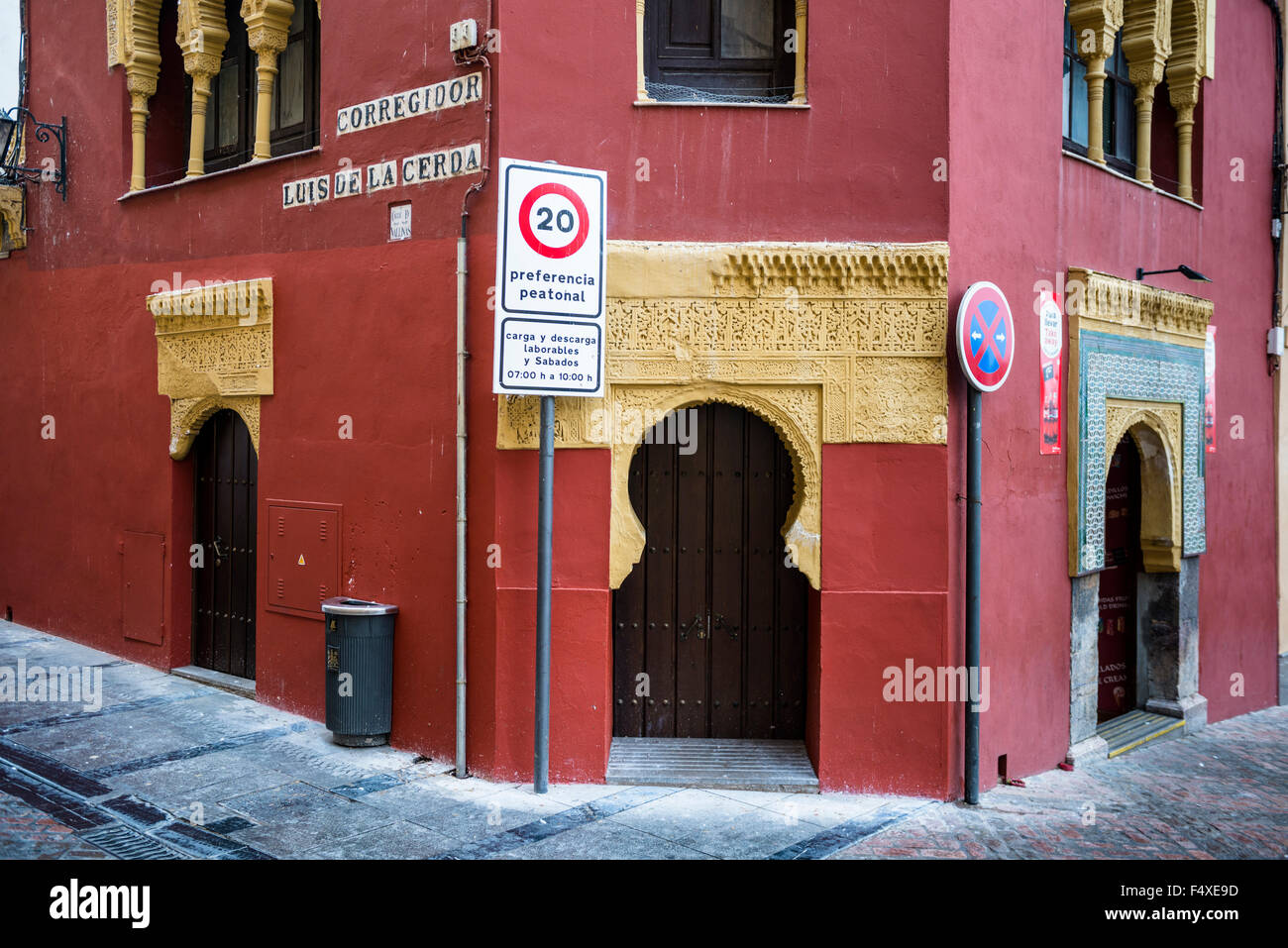 Cordoba, 18. Dezember 2013 rund um alte Cordoba in Spanien. Das ehemalige jüdische Viertel ist eines der ältesten Teile.  Foto Kees Metse Stockfoto