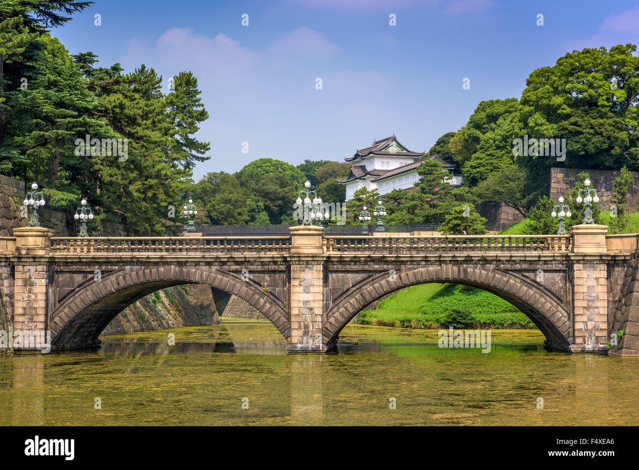 Kaiserpalast von Tokio Japan. Stockfoto