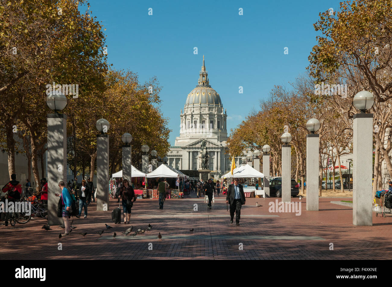 Rathaus, San Francisco, Kalifornien, USA Stockfoto