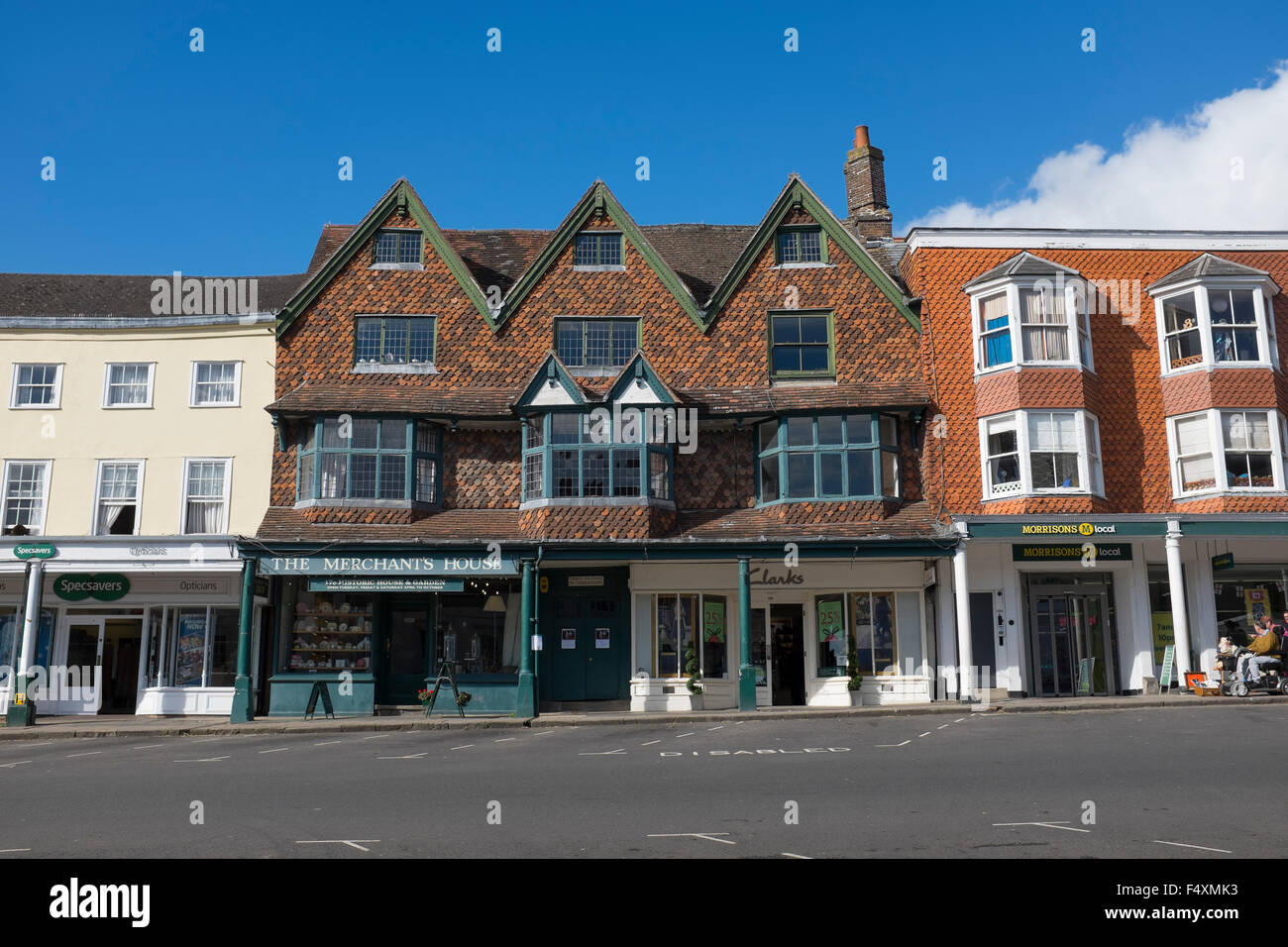 Die Kaufleute Haus Marlborough Wiltshire Stockfoto