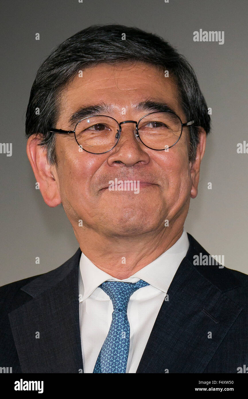 Tokio, Japan. 24. Oktober 2015. Schauspieler Koji Ishizaka besucht eine Bühne Gruß für den Film '' Frau in Gold'' bei TOHO Kinos in Roppongi auf 24. Oktober 2015, Tokio, Japan. Der Film wird in den japanischen Kinos am 27. November veröffentlicht werden. Das Screening ist Bestandteil der 28. Tokyo International Film Festival ist eines der größten Filmfestivals in Asien und läuft vom 22. Oktober bis Samstag 31. Bildnachweis: Rodrigo Reyes Marin/AFLO/Alamy Live-Nachrichten Stockfoto