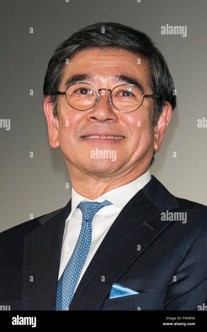 Tokio, Japan. 24. Oktober 2015. Schauspieler Koji Ishizaka besucht eine Bühne Gruß für den Film '' Frau in Gold'' bei TOHO Kinos in Roppongi auf 24. Oktober 2015, Tokio, Japan. Der Film wird in den japanischen Kinos am 27. November veröffentlicht werden. Das Screening ist Bestandteil der 28. Tokyo International Film Festival ist eines der größten Filmfestivals in Asien und läuft vom 22. Oktober bis Samstag 31. Bildnachweis: Rodrigo Reyes Marin/AFLO/Alamy Live-Nachrichten Stockfoto