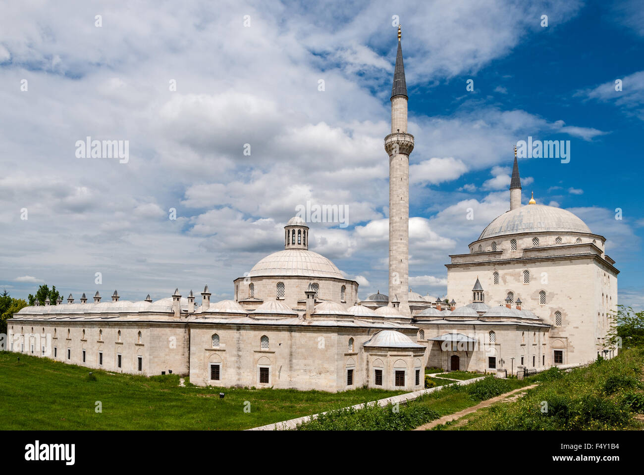 Blick auf die Anlage von Sultan Bayezid II. in Edirne, Türkei Stockfoto