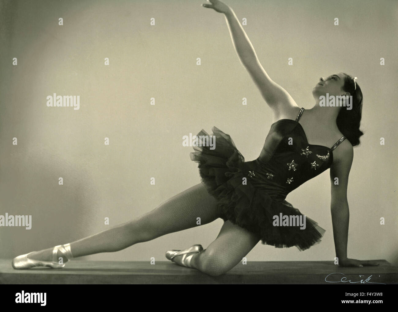 Eine klassische Tänzerin, Italien Stockfoto