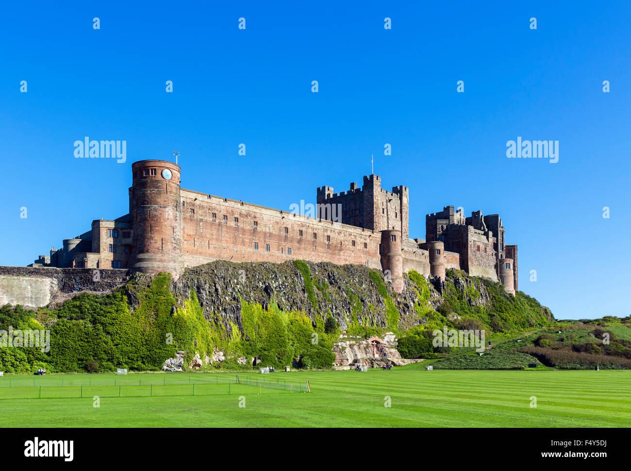 Bamburgh Castle in Northumberland, England, UK Stockfoto
