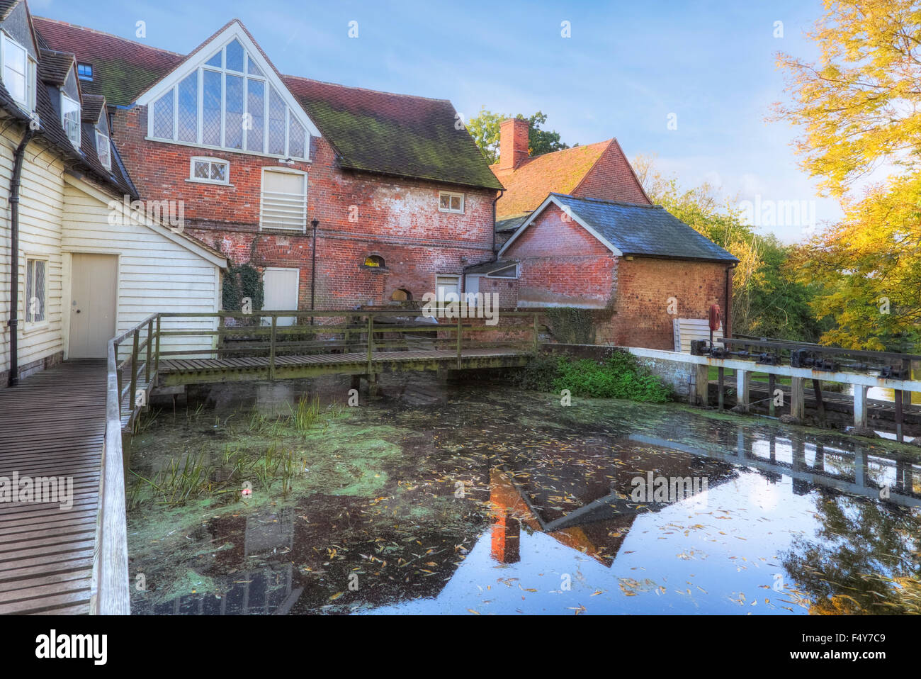 Flatford Mühle, Suffolk, England, UK Stockfoto