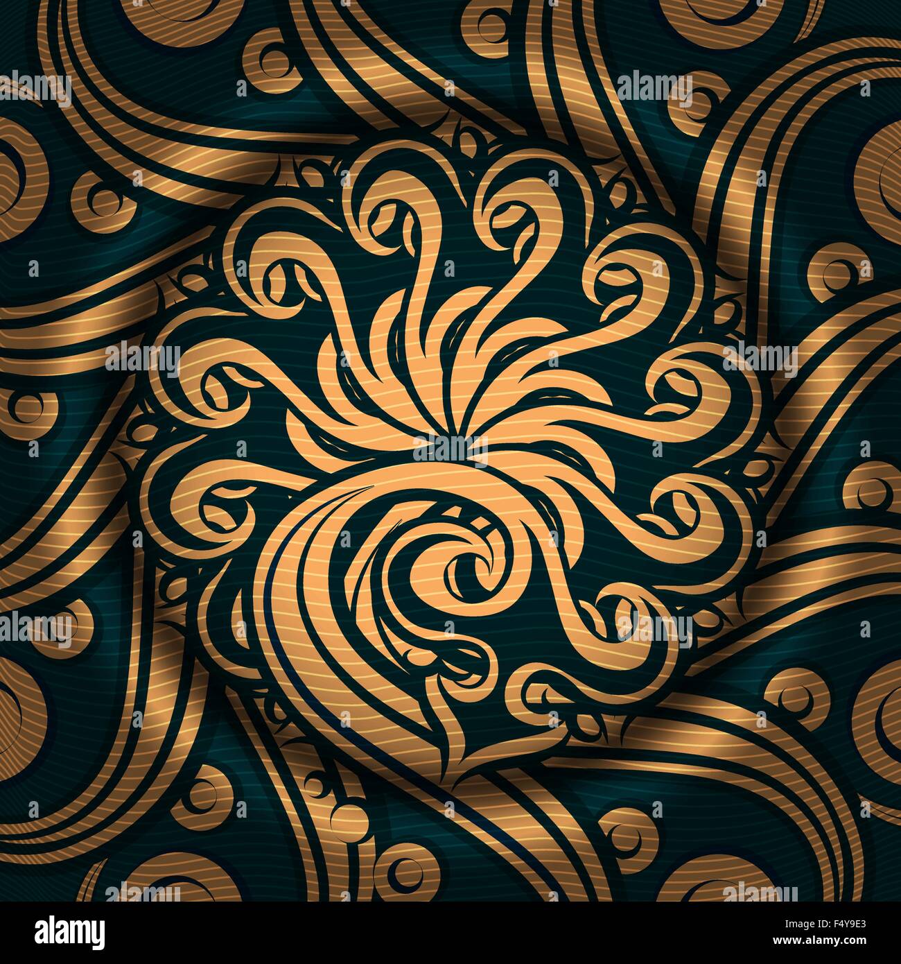 Abstrakte Eastern Textile Hintergrund. Bunte Illustration. Stock Vektor