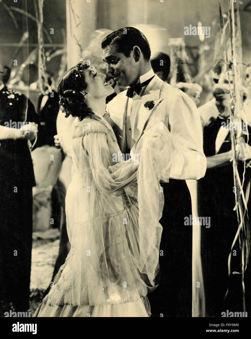 Amerikanische Schauspieler Joan Crawford und Clark Gable in einer Szene aus "Chained", USA 1934 Stockfoto