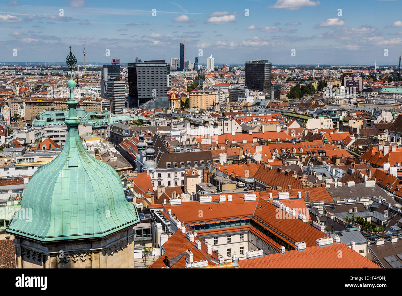 Wien Luftbild Vienna Aerial View Stockfotos und -bilder Kaufen - Alamy