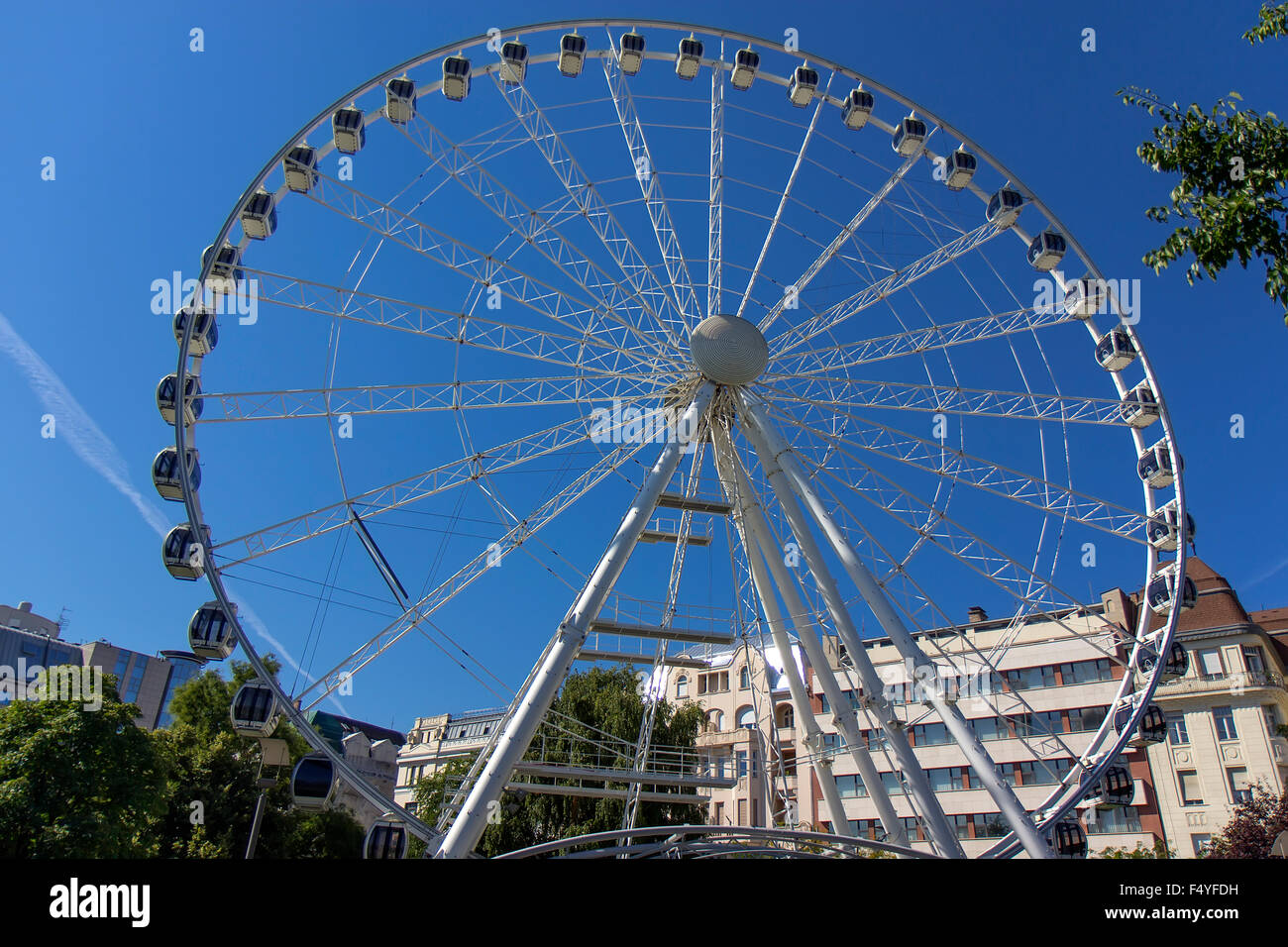 Budapest-Riesenrad Stockfoto