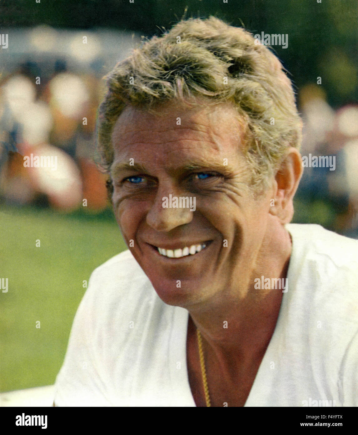 Der Schauspieler Steve McQueen in einer Szene aus dem Film "The Thomas Crown Affair", 1968 Stockfoto