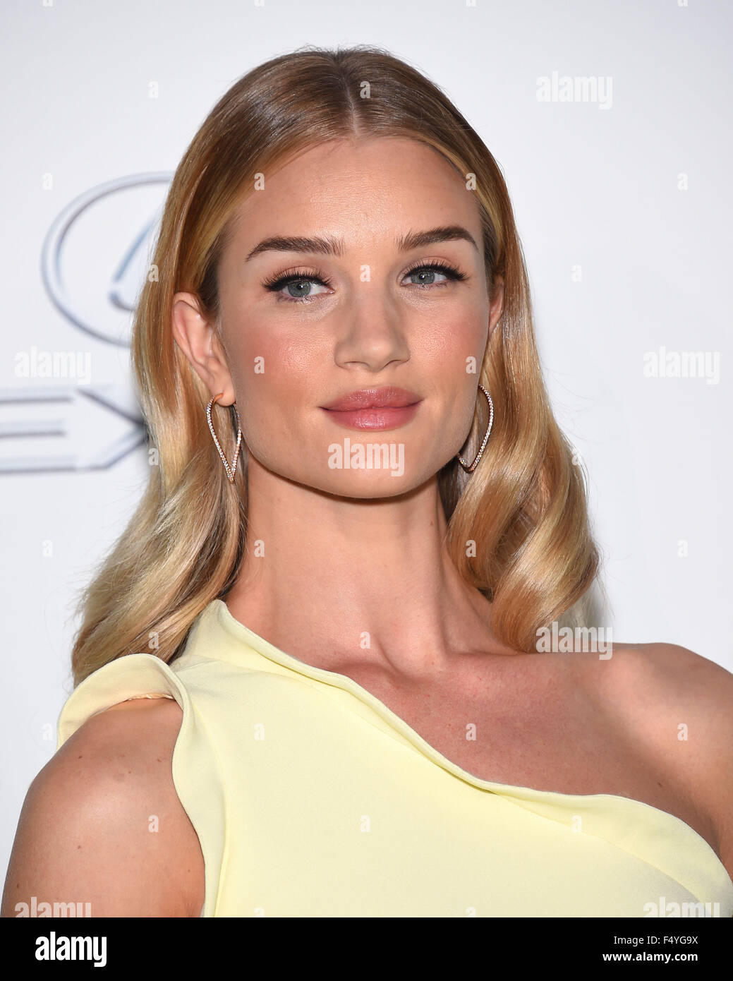Burbank, Kalifornien, USA. 24. Oktober 2015. Rosie Huntington-Whiteley kommt für die 25. jährliche Environmental Media Awards auf die Warner Brothers viel. © Lisa O'Connor/ZUMA Draht/Alamy Live-Nachrichten Stockfoto