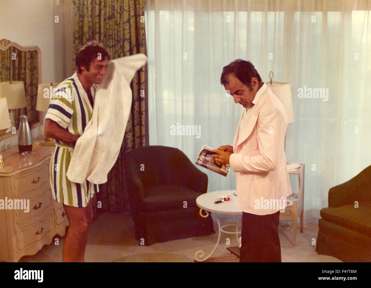 Schauspieler Gabriele Tinti in dem italienischen Film "La Ragazza Dalla Pelle di Corallo", 1976 Stockfoto