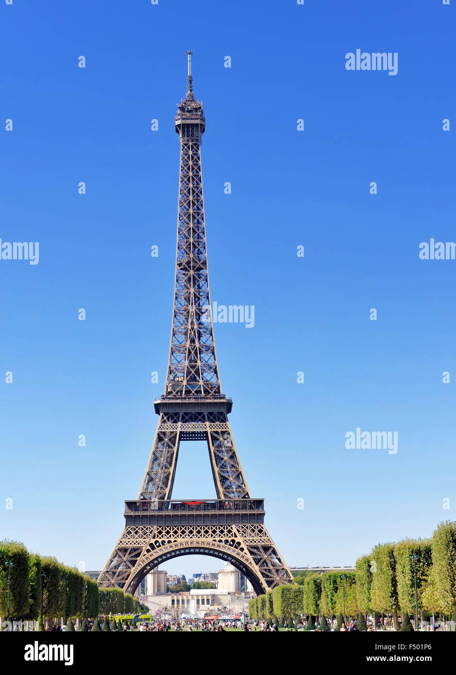 Eiffelturm, Paris, Île-de-France, Frankreich Stockfoto