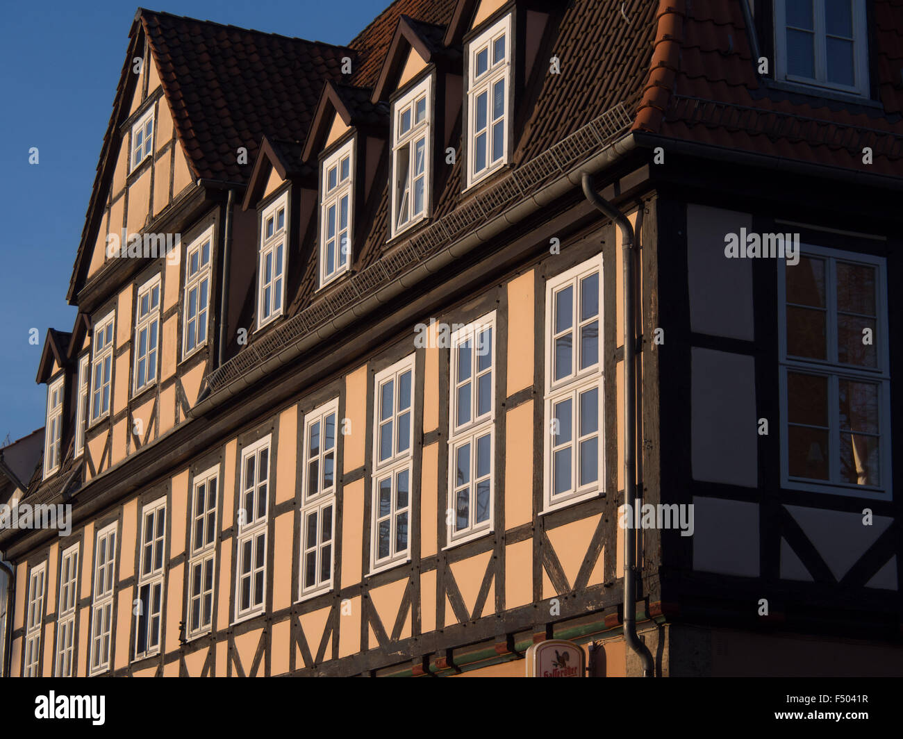 Traditionellen deutschen Architektur in Hannover, Deutschland Stockfoto