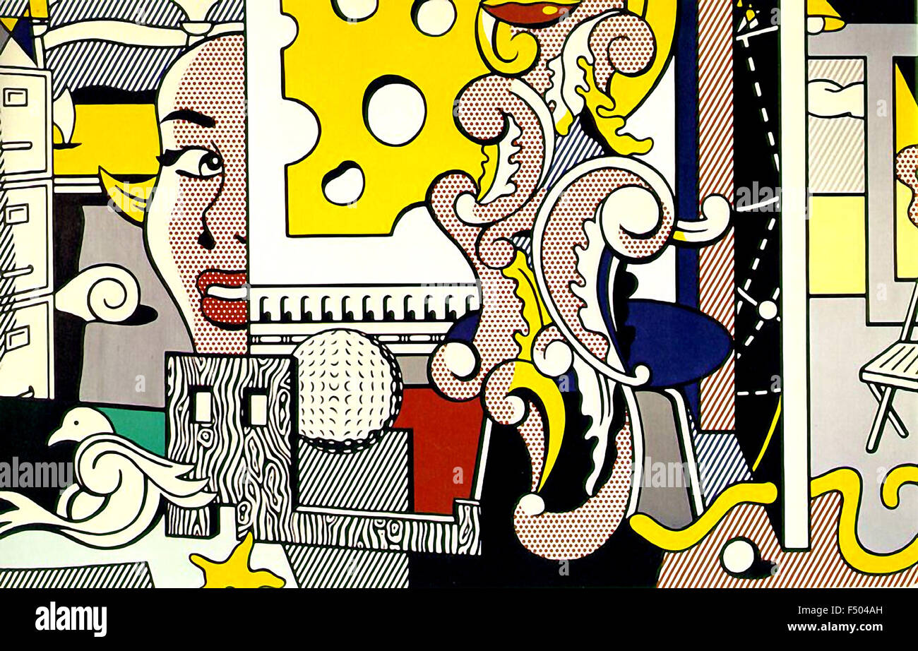 Roy Lichtenstein - Go für Barock Stockfoto