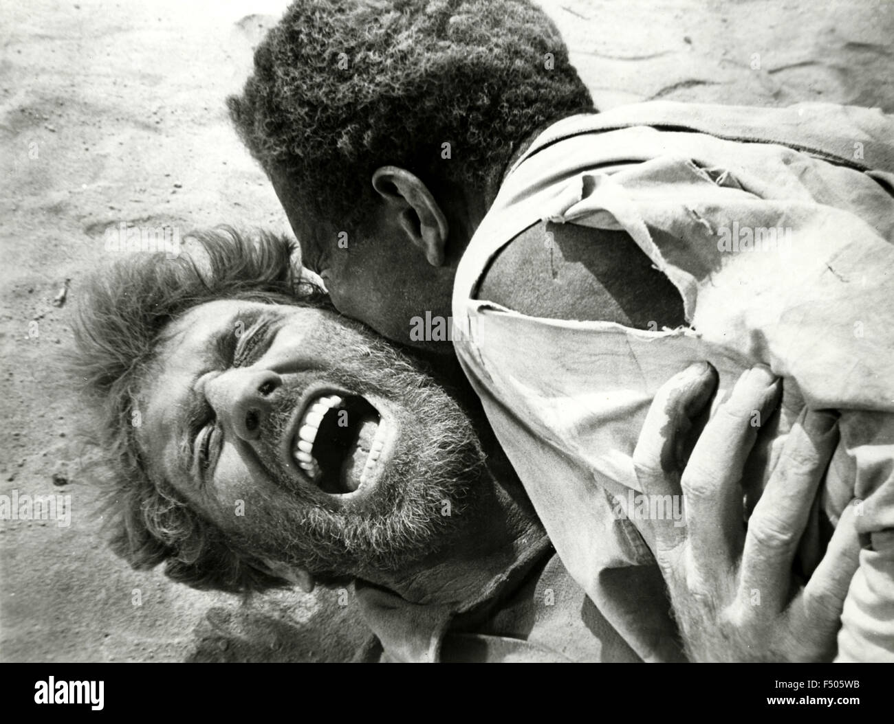Der amerikanische Schauspieler Burt Lancaster in einer Szene aus dem Film "The Scalphunters", USA Stockfoto