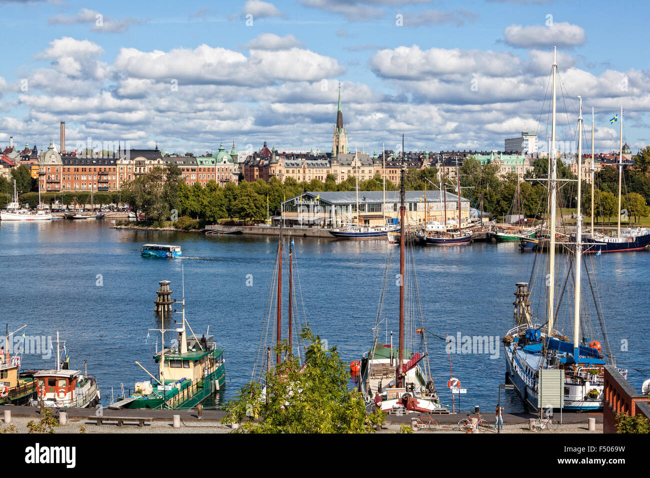 Die Stadt auf dem Wasser, Stockholm Kollektion Stockfoto
