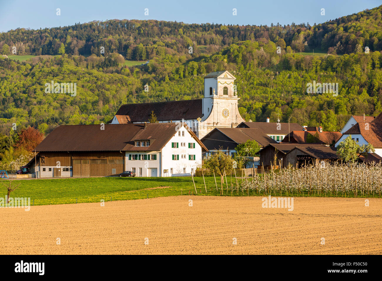 Mariastein Abbey (Kloster Mariastein), ein Benediktinerkloster in Metzerlen-Mariastein, Kanton Solothurn, Schweiz. Stockfoto