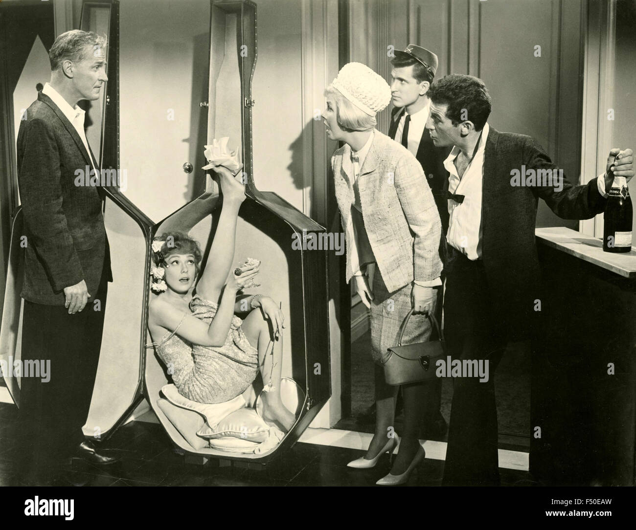 Schauspielerin Doris Day in dem Film "Lover come back" Stockfoto