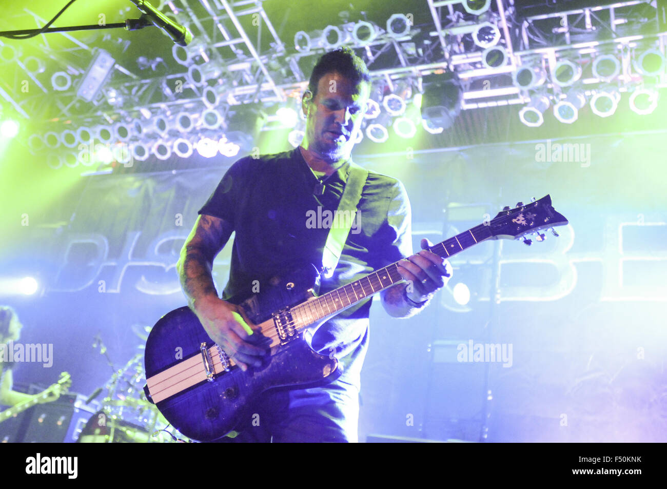 Gestörte ihr Debütalbum "Verewigt" bei House of Blues Chicago Featuring: Dan Donegan Where: Chicago, Illinois, USA bei: 22. August 2015 Stockfoto