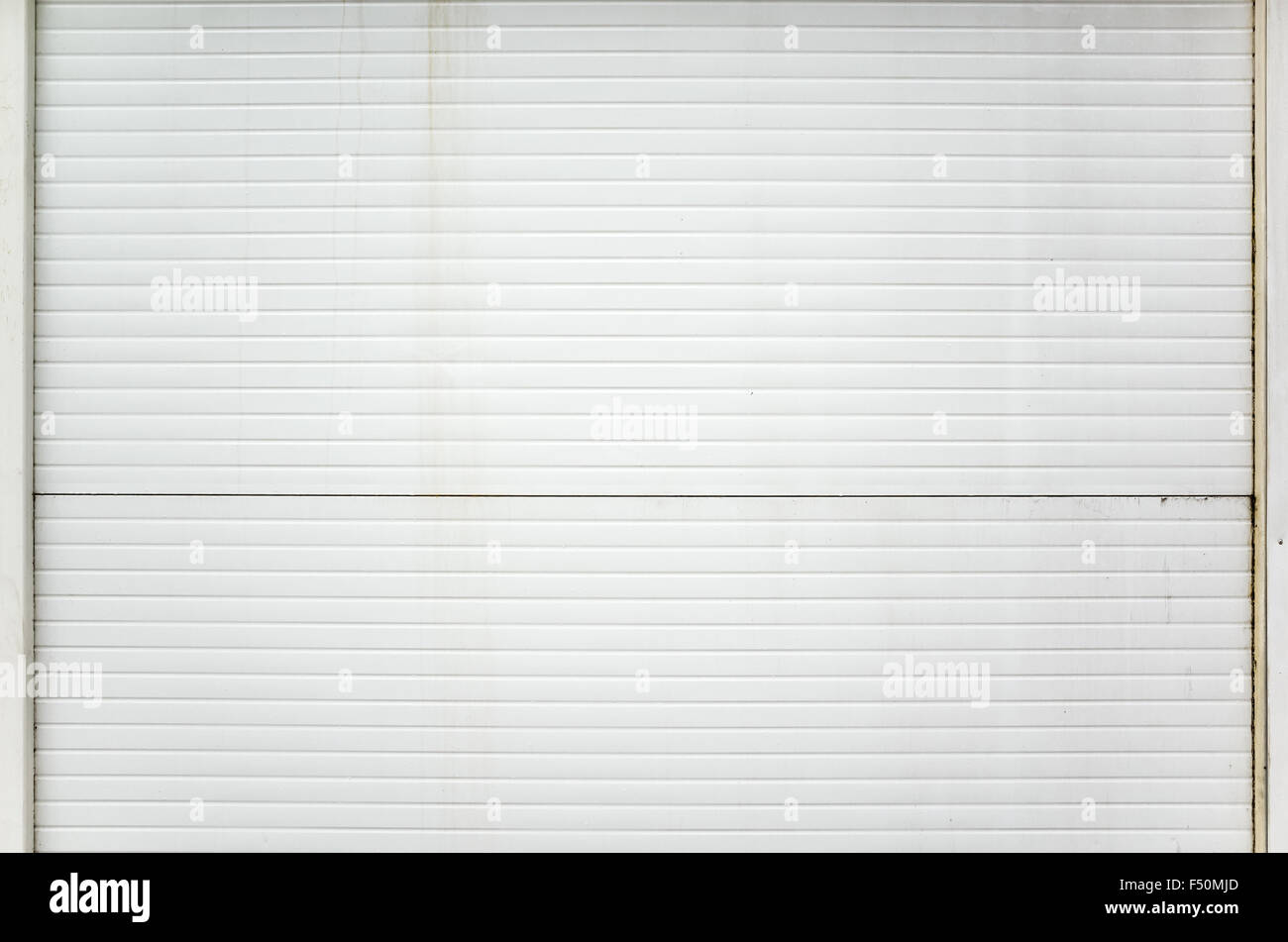 Weißes Metall Tor Muster, Foto Hintergrundtextur Stockfoto